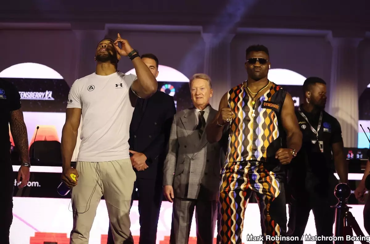 The Battle of the Titans: Eddie Hearn on Anthony Joshua vs. Francis Ngannou