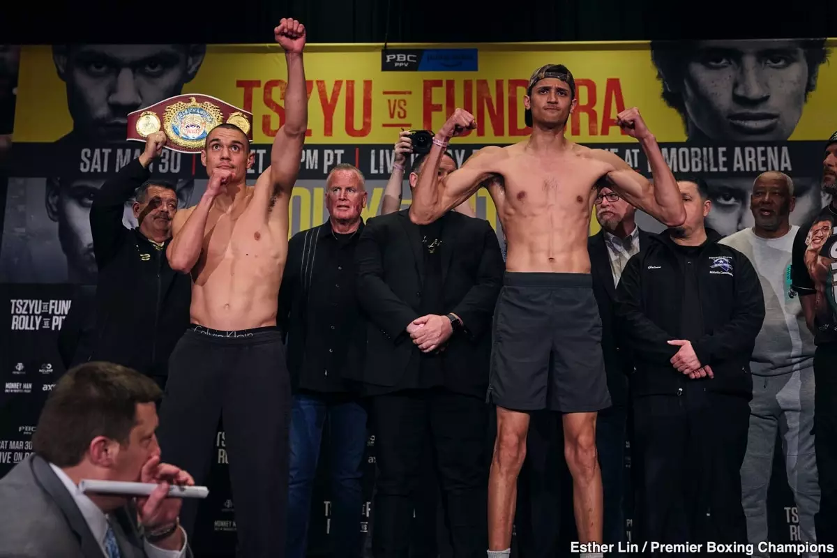 Critiquing the Weigh-In for Tszyu vs. Fundora Fight in Las Vegas