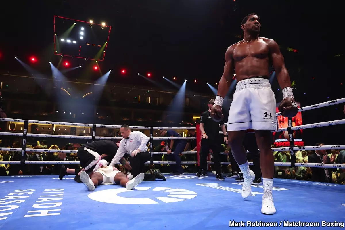 Anthony Joshua’s Next Fight Set for Wembley in September