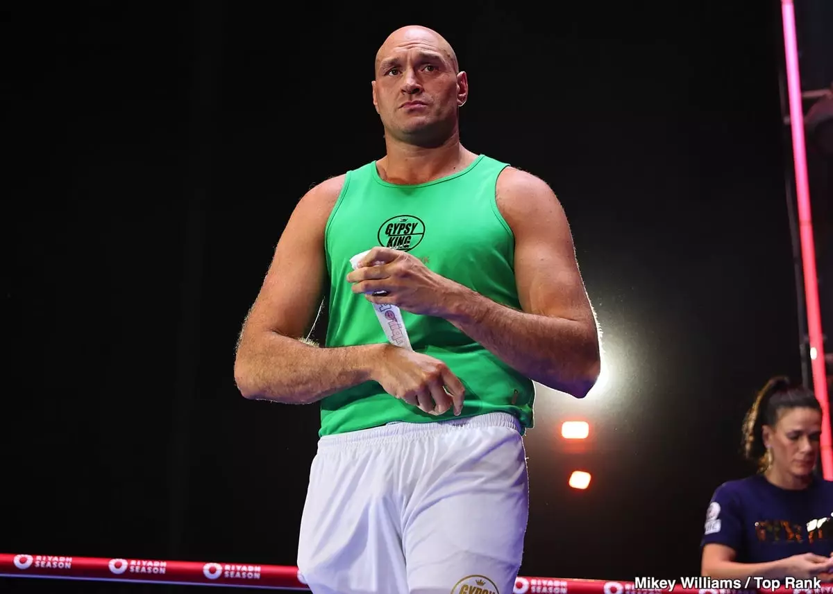 The Mental Resilience of Tyson Fury and the Challenge of Facing Oleksandr Usyk