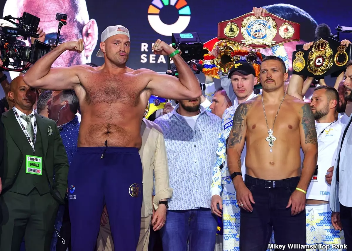 The Implications of Oleksandr Usyk’s Weight for His Fight Against Tyson Fury