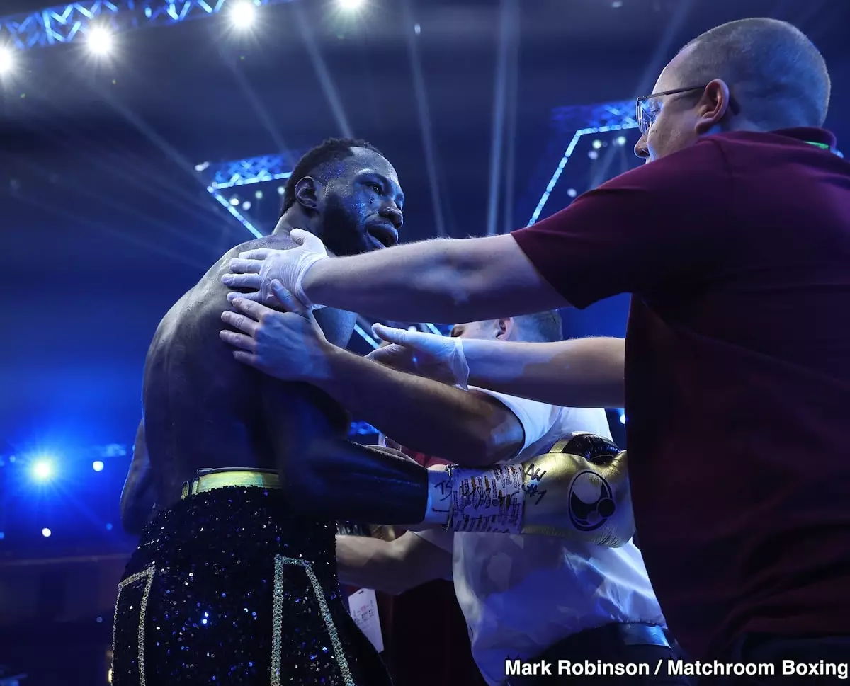 Deontay Wilder’s Mother Urges Him to Retire After Defeat