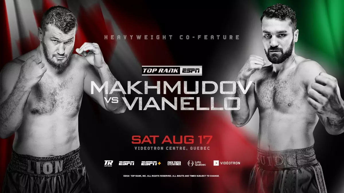 Exciting Night of Fights Set for Quebec on August 17th