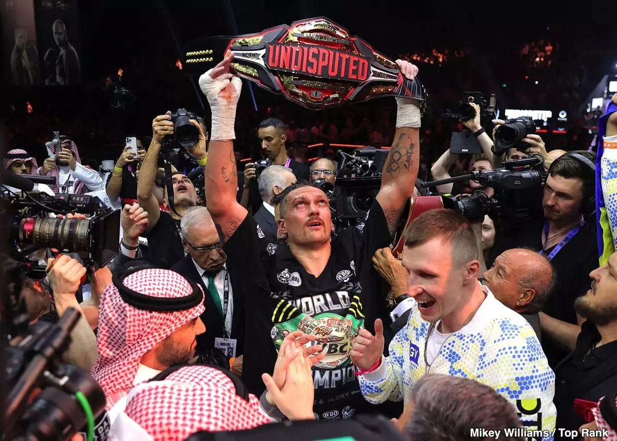 Usyk Vacates IBF Title for Joshua vs. Dubois Showdown