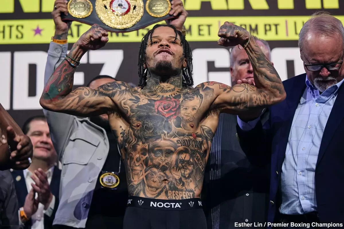 Fair Recognition for Gervonta ‘Tank’ Davis