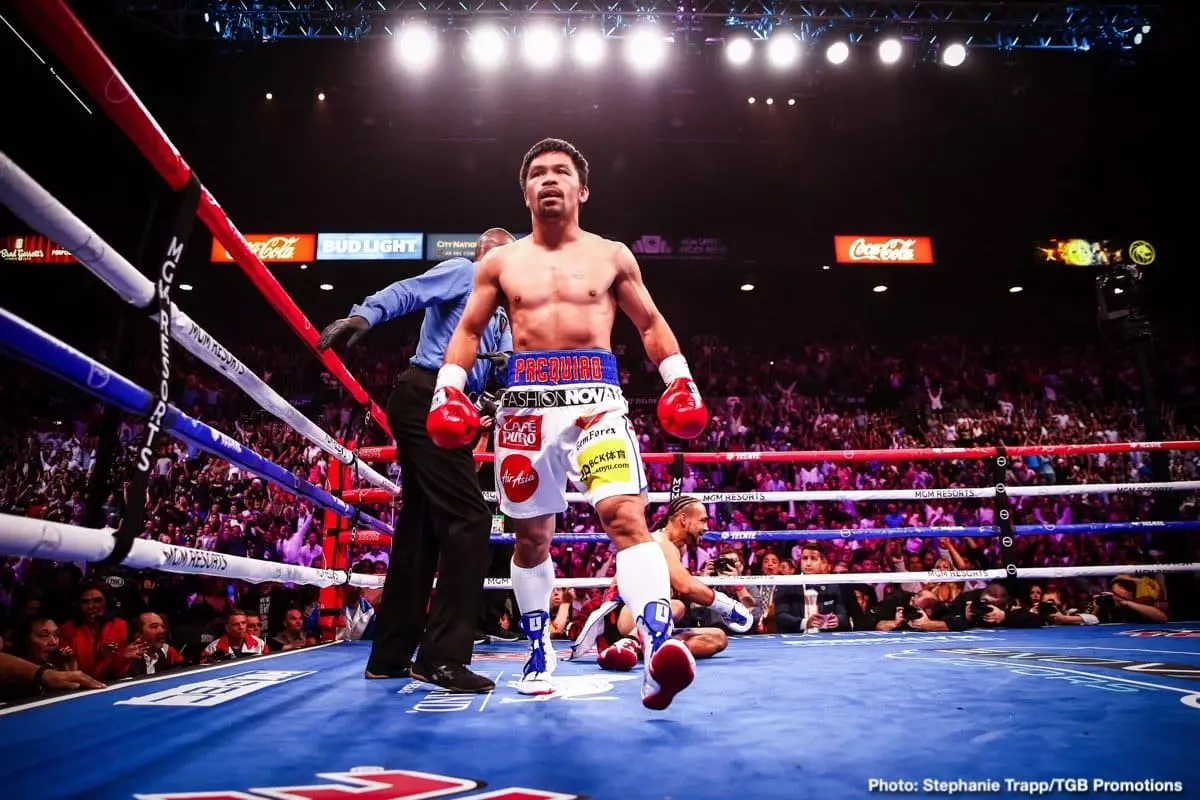 Is Manny Pacquiao’s Exhibition Bout a Prelude to a Real Fight?