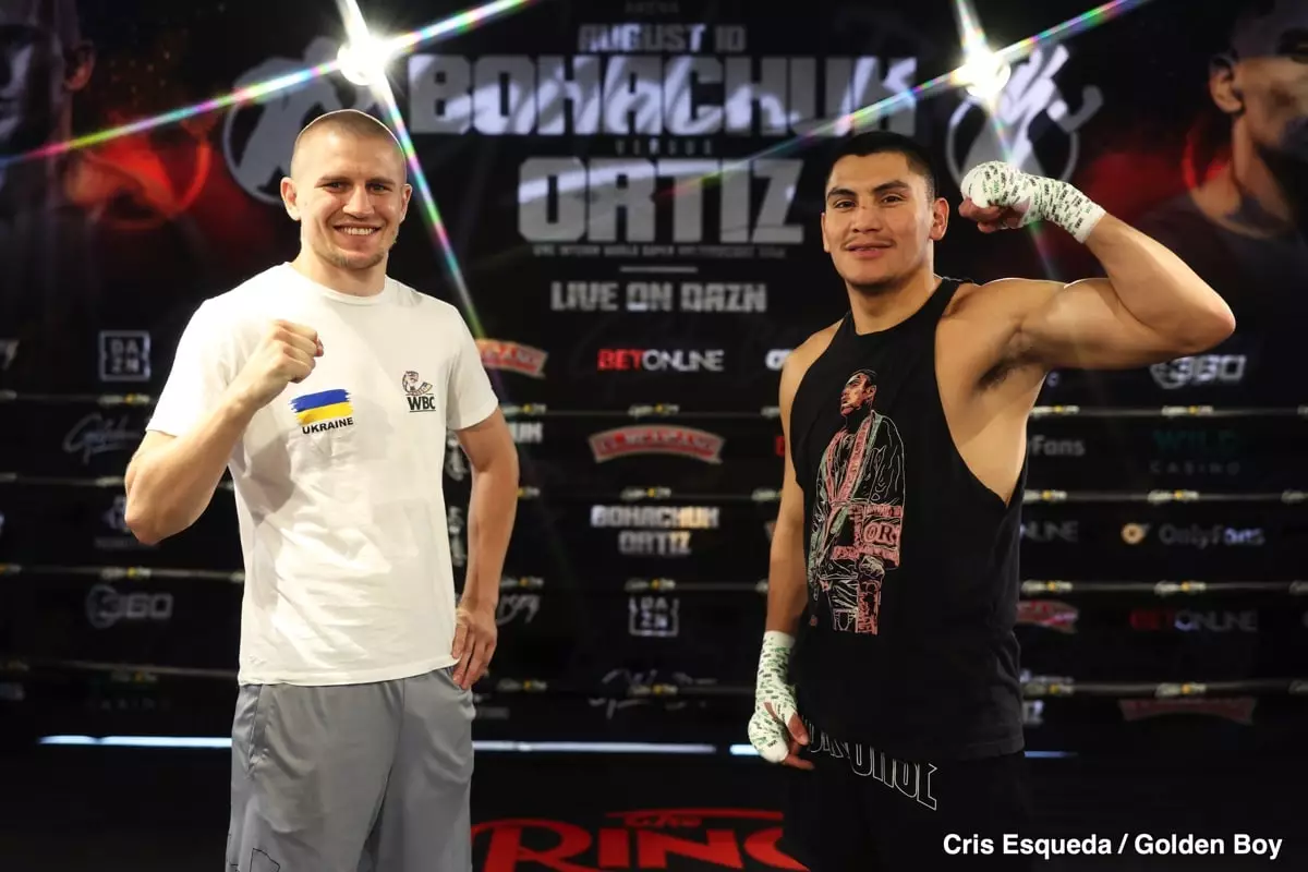 The Clash of Ukrainian Warrior Serhii Bohachuk and Unbeaten 154-pound Operator Vergil Ortiz