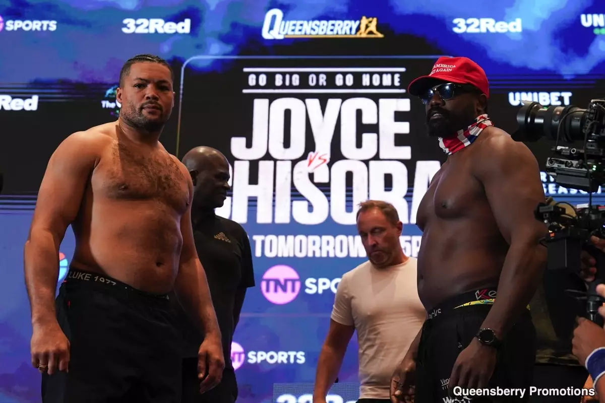 The Weight Dilemma: Joe Joyce vs. Derek Chisora