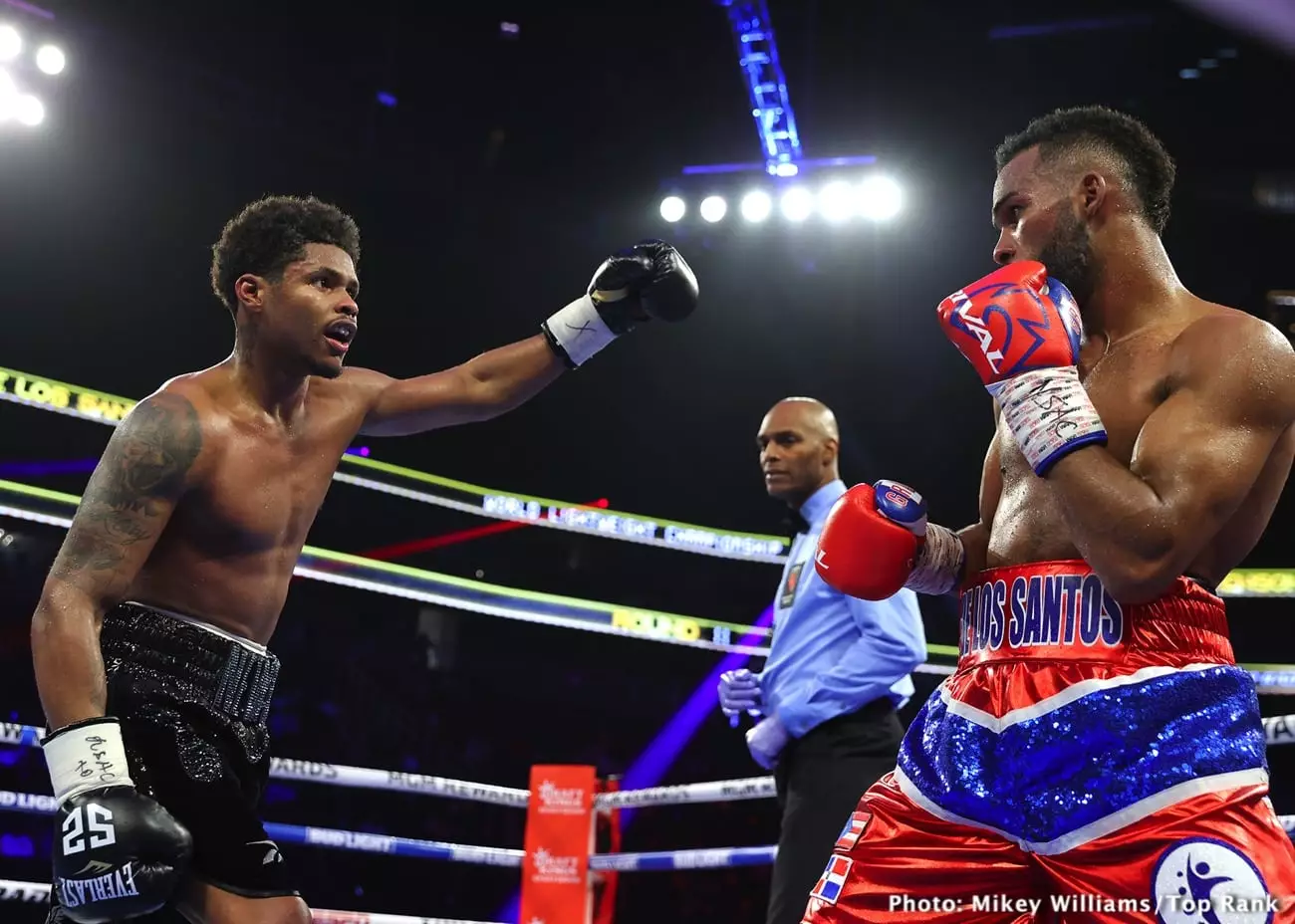 Shakur Stevenson Denounces Fake News Regarding Fight with Tank Davis