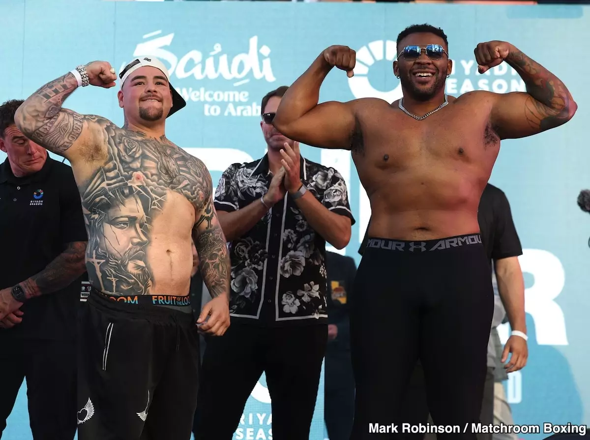 The Heavyweight Clash: Jarrell Miller vs Andy Ruiz Jr Weigh-in Analysis