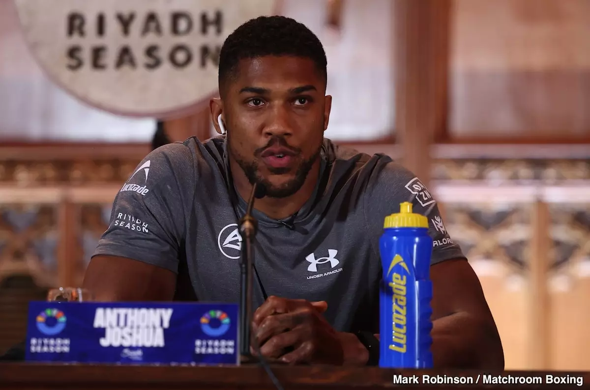 The Compassionate Gesture of Anthony Joshua: A True Champion’s Character