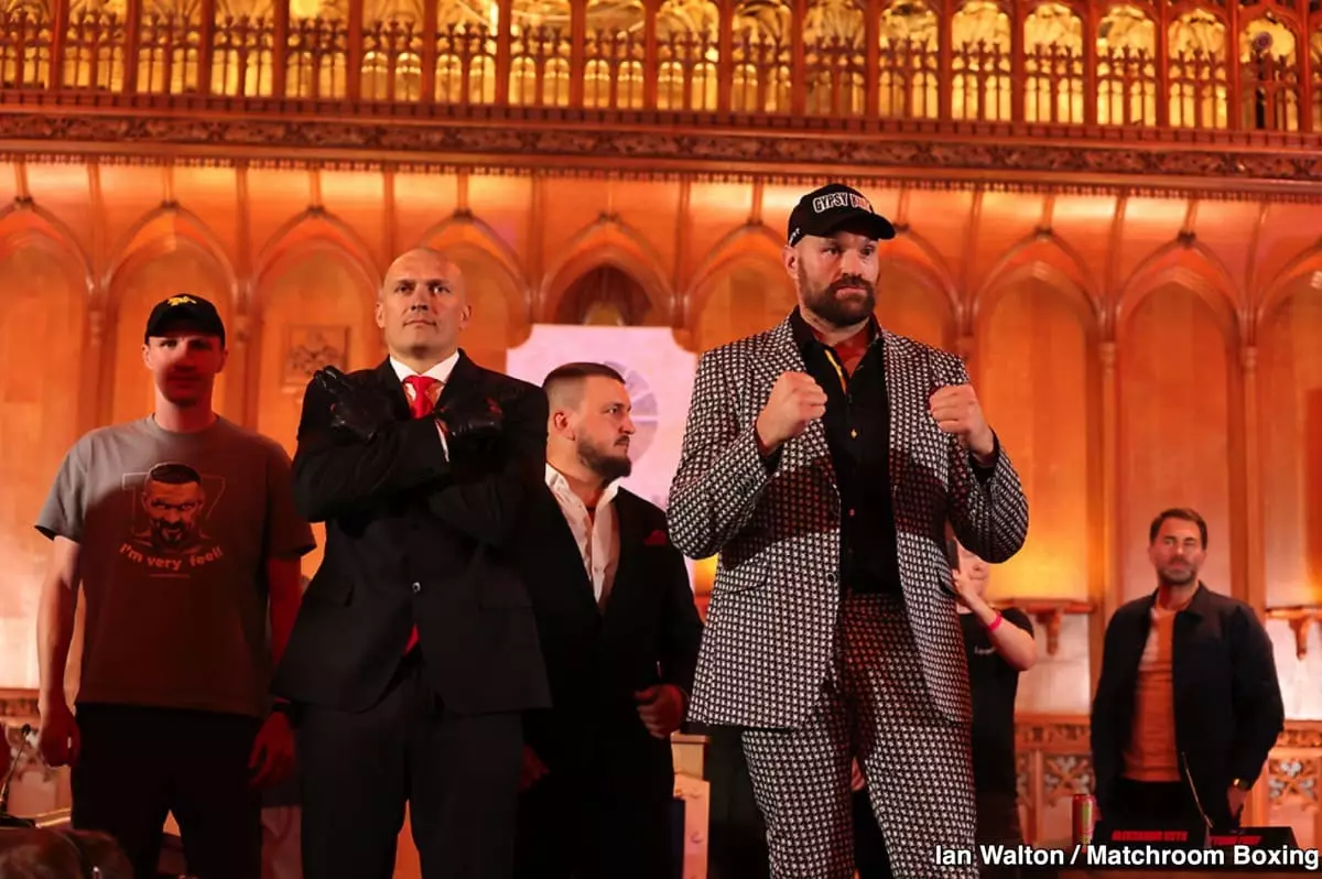 Tyson Fury’s Weight Dilemma: A Recipe for Trouble Against Oleksandr Usyk