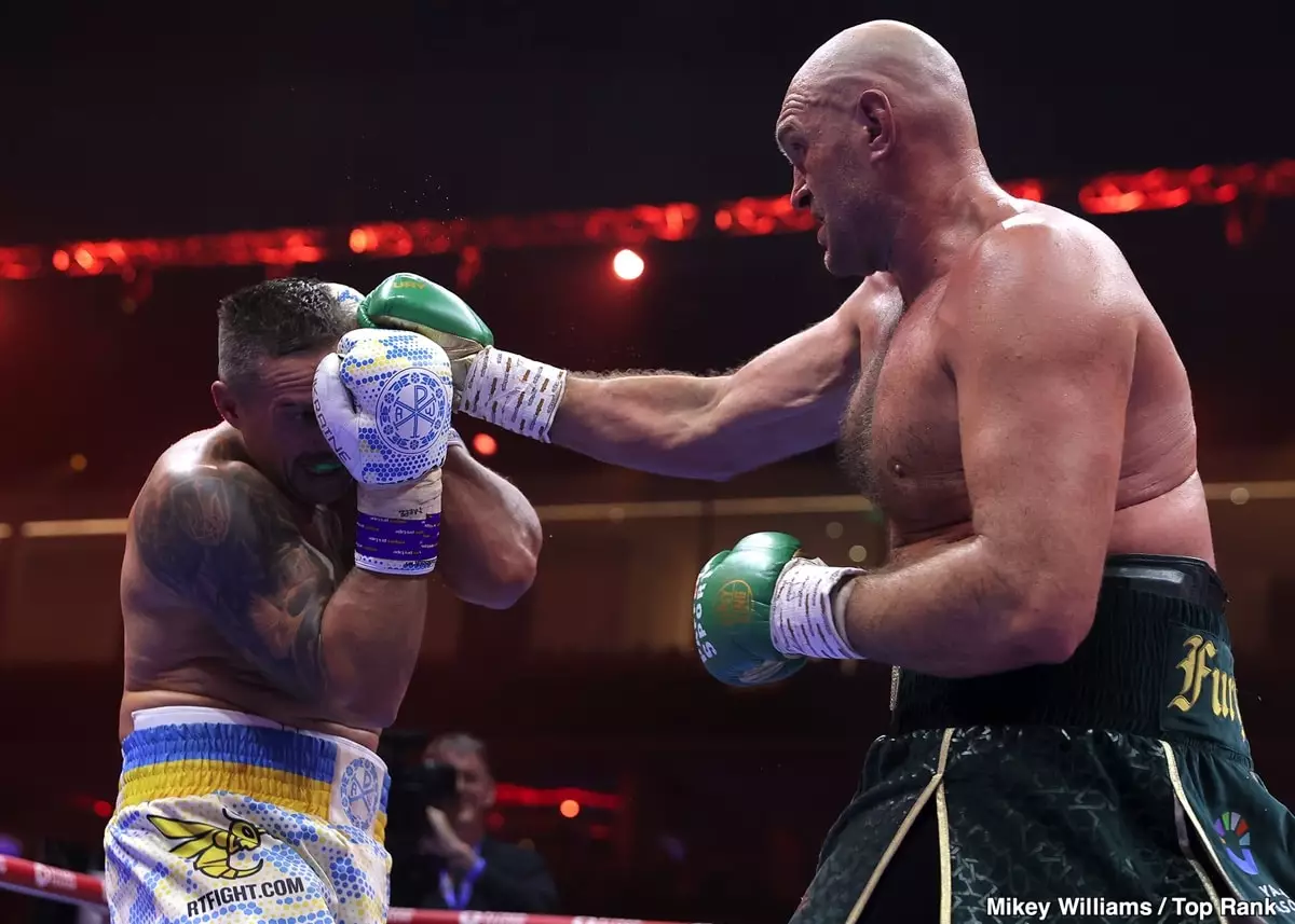 Tyson Fury’s Weight Dilemma: Strategies and Implications for the Rematch Against Oleksandr Usyk