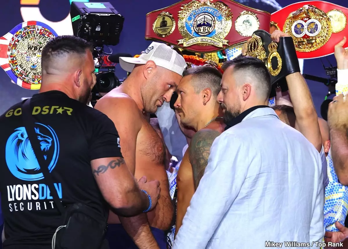 The Epic Rematch: Usyk vs. Fury – A Clash for Heavyweight Supremacy