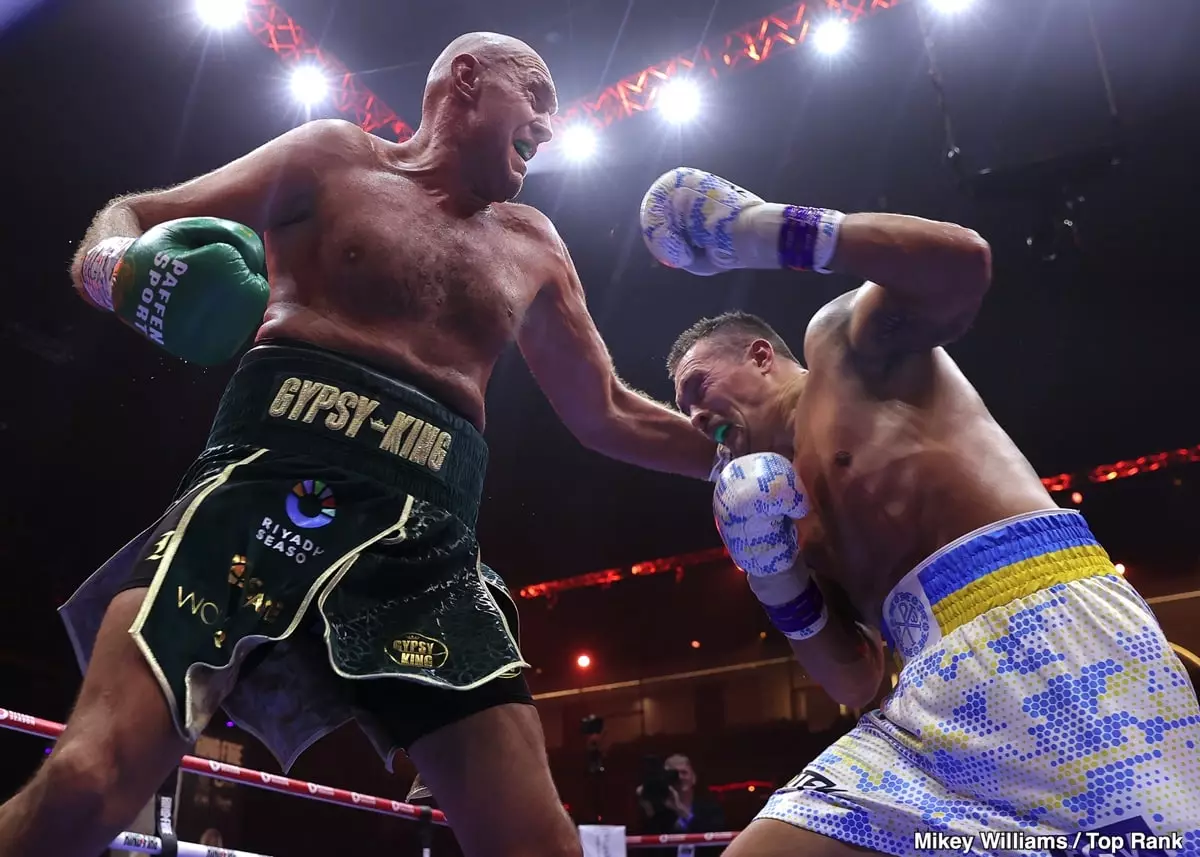 Heavyweight Showdown: Fury’s Path to Redemption Against Usyk