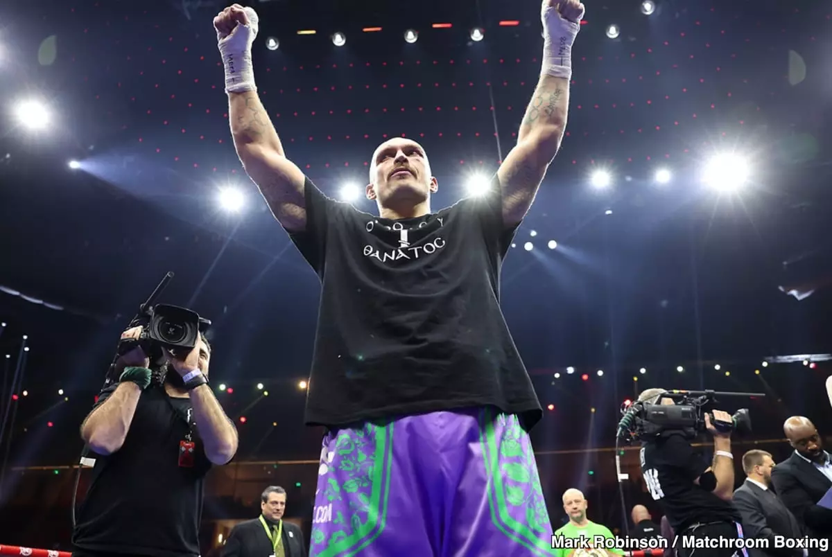 Debating Greatness: The Case Against Oleksandr Usyk’s All-Time Great Status