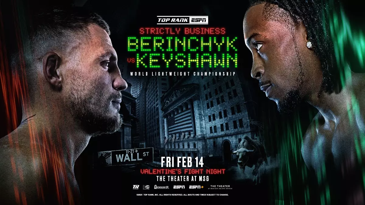 Keyshawn Davis vs. Denys Berinchyk: A Defining Clash in Lightweight Boxing