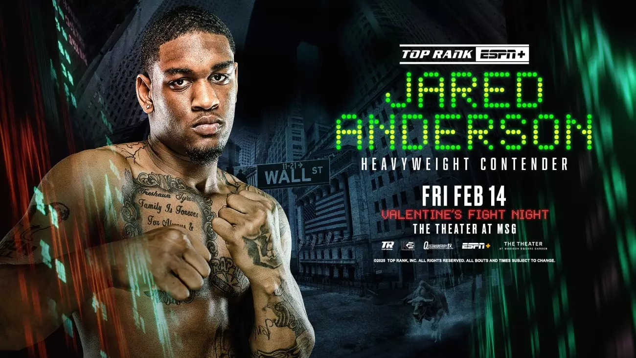 Jared Anderson’s Redemption: The High Stakes Fight on February 14th