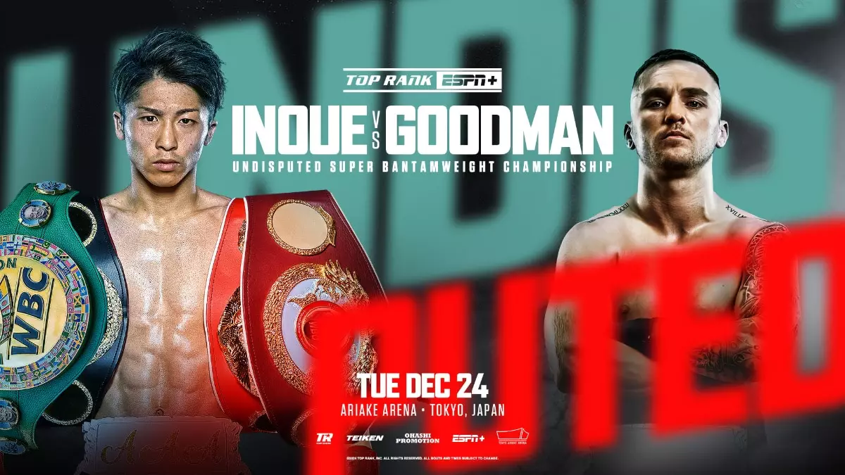 Injury Strikes: Sam Goodman’s Setback and the Future of Naoya Inoue