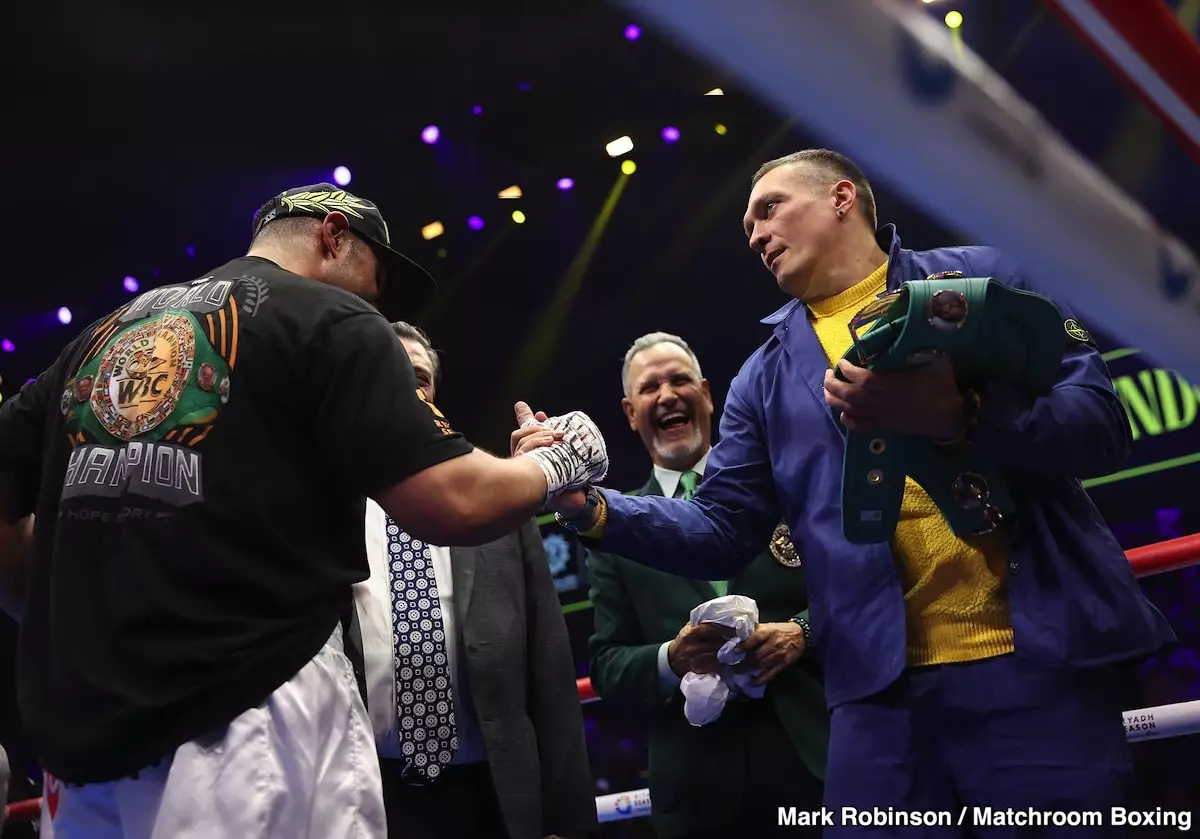 Epic Showdown Ahead: Usyk’s Future Fights Spark Debate