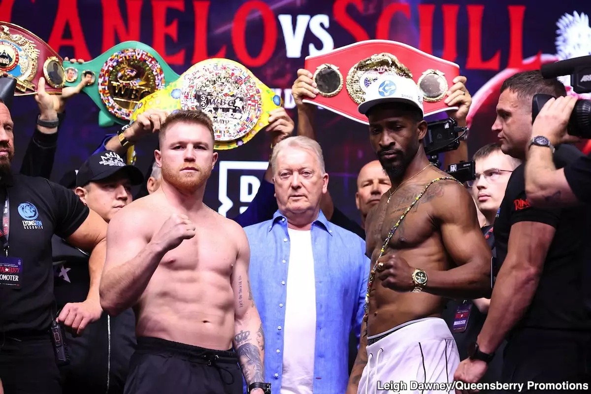 Intense Rivalry: Canelo Alvarez vs. William Scull Set to Ignite the Ring